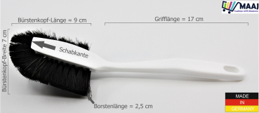 drop large brush with horsehair placement